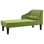 Divan sofa with light green velvet head cushion by vidaXL, Sofas - Ref: Foro24-340717, Price: 132,99 €, Discount: %