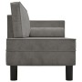 Divan sofa with cushions and light gray velvet head cushion by vidaXL, Sofas - Ref: Foro24-340703, Price: 184,36 €, Discount: %