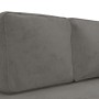 Diwansofa mit Kissen und hellgrauem Samtkopfkissen von vidaXL, Sofas - Ref: Foro24-340703, Preis: 184,36 €, Rabatt: %