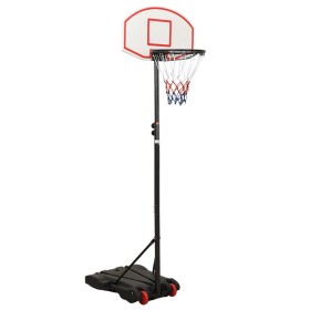 White polyethylene basketball basket 216-250 cm by vidaXL, basketball baskets - Ref: Foro24-93655, Price: 103,32 €, Discount: %