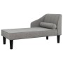 Diwansofa mit Kopfkissen aus hellgrauem Stoff von vidaXL, Sofas - Ref: Foro24-340724, Preis: 131,82 €, Rabatt: %