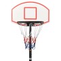 Canasta de baloncesto polietileno blanco 216-250 cm de vidaXL, Canastas de baloncesto - Ref: Foro24-93655, Precio: 103,32 €, ...