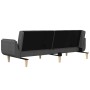 2-seater sofa bed with two pillows in dark gray fabric by vidaXL, Sofas - Ref: Foro24-337559, Price: 262,99 €, Discount: %