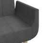 Sofá cama de 2 plazas con dos almohadas tela gris oscuro de vidaXL, Sofás - Ref: Foro24-337559, Precio: 262,91 €, Descuento: %