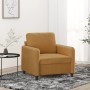 Sillón de terciopelo marrón 60 cm de vidaXL, Sofás - Ref: Foro24-349030, Precio: 148,94 €, Descuento: %