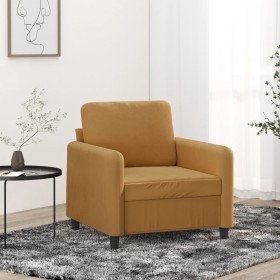 Brauner Samtsessel 60 cm von vidaXL, Sofas - Ref: Foro24-349030, Preis: 148,94 €, Rabatt: %