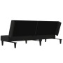 2 seater sofa bed black microfiber fabric by vidaXL, Sofas - Ref: Foro24-340675, Price: 180,88 €, Discount: %