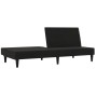 2 seater sofa bed black microfiber fabric by vidaXL, Sofas - Ref: Foro24-340675, Price: 180,88 €, Discount: %