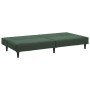 Sofá cama de 2 plazas terciopelo verde oscuro de vidaXL, Sofás - Ref: Foro24-337641, Precio: 207,99 €, Descuento: %