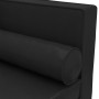 Divan sofa with cushions and head cushion black synthetic leather by vidaXL, Sofas - Ref: Foro24-340695, Price: 168,46 €, Dis...