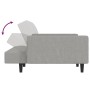 2-seater sofa bed light gray microfiber fabric by vidaXL, Sofas - Ref: Foro24-340679, Price: 226,67 €, Discount: %