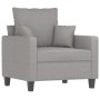 Light gray fabric armchair 60 cm by vidaXL, Sofas - Ref: Foro24-348815, Price: 135,99 €, Discount: %