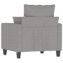 Light gray fabric armchair 60 cm by vidaXL, Sofas - Ref: Foro24-348815, Price: 135,99 €, Discount: %