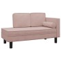 Diwansofa mit Kissen und Kopfkissen aus rosa Samt von vidaXL, Sofas - Ref: Foro24-340707, Preis: 183,07 €, Rabatt: %