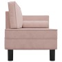 Diwansofa mit Kissen und Kopfkissen aus rosa Samt von vidaXL, Sofas - Ref: Foro24-340707, Preis: 183,07 €, Rabatt: %