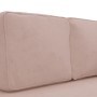 Diwansofa mit Kissen und Kopfkissen aus rosa Samt von vidaXL, Sofas - Ref: Foro24-340707, Preis: 183,07 €, Rabatt: %