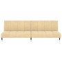 2-seater sofa bed with cream velvet footrest by vidaXL, Sofas - Ref: Foro24-3081795, Price: 254,08 €, Discount: %