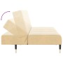 2-seater sofa bed with cream velvet footrest by vidaXL, Sofas - Ref: Foro24-3081795, Price: 254,08 €, Discount: %