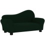 Dunkelgrünes Kindersofa aus Samt von vidaXL, Sofas - Ref: Foro24-344168, Preis: 113,04 €, Rabatt: %