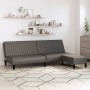 2-Sitzer-Schlafsofa mit Fußstütze aus grauem Kunstleder von vidaXL, Sofas - Ref: Foro24-3081878, Preis: 248,24 €, Rabatt: %