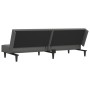 2-Sitzer-Schlafsofa mit Fußstütze aus grauem Kunstleder von vidaXL, Sofas - Ref: Foro24-3081878, Preis: 248,24 €, Rabatt: %