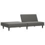 2-Sitzer-Schlafsofa mit Fußstütze aus grauem Kunstleder von vidaXL, Sofas - Ref: Foro24-3081878, Preis: 248,24 €, Rabatt: %