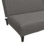 2-Sitzer-Schlafsofa mit Fußstütze aus grauem Kunstleder von vidaXL, Sofas - Ref: Foro24-3081878, Preis: 248,24 €, Rabatt: %