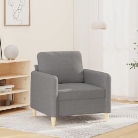 Light gray fabric armchair 60 cm by vidaXL, Sofas - Ref: Foro24-349073, Price: 126,99 €, Discount: %