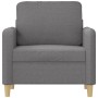 Light gray fabric armchair 60 cm by vidaXL, Sofas - Ref: Foro24-349073, Price: 126,59 €, Discount: %