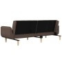 2-seater sofa bed with two pillows in taupe gray fabric by vidaXL, Sofas - Ref: Foro24-337568, Price: 211,31 €, Discount: %