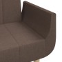 2-seater sofa bed with two pillows in taupe gray fabric by vidaXL, Sofas - Ref: Foro24-337568, Price: 211,31 €, Discount: %