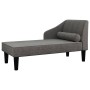 Divan sofa with head cushion dark gray fabric by vidaXL, Sofas - Ref: Foro24-340725, Price: 126,40 €, Discount: %