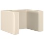 Sofá infantil 2 en 1 de cuero sintético blanco de vidaXL, Sofás - Ref: Foro24-325516, Precio: 73,99 €, Descuento: %