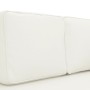 Divan sofa with cushions and head cushion cream synthetic leather by vidaXL, Sofas - Ref: Foro24-340696, Price: 165,87 €, Dis...