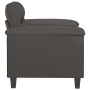 Sillón cuero sintético gris 60 cm de vidaXL, Sofás - Ref: Foro24-349242, Precio: 158,93 €, Descuento: %