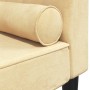 Diwansofa mit cremefarbenem Samt-Kopfkissen von vidaXL, Sofas - Ref: Foro24-340723, Preis: 129,32 €, Rabatt: %