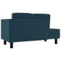 Diwansofa mit Kissen und Kopfkissen aus blauem Samt von vidaXL, Sofas - Ref: Foro24-340702, Preis: 188,05 €, Rabatt: %