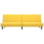 2-seater sofa bed with yellow velvet footrest by vidaXL, Sofas - Ref: Foro24-3081861, Price: 252,99 €, Discount: %