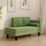 Diwansofa mit Kissen und hellgrünem Samtkopfkissen von vidaXL, Sofas - Ref: Foro24-340706, Preis: 183,07 €, Rabatt: %