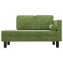 Diwansofa mit Kissen und hellgrünem Samtkopfkissen von vidaXL, Sofas - Ref: Foro24-340706, Preis: 183,07 €, Rabatt: %