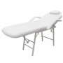 Camilla de esteticista cuero sintético blanca 185x78x76 cm de vidaXL, Sillones de masaje - Ref: Foro24-110041, Precio: 211,87...