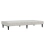 2-seater sofa bed with light gray microfiber fabric stool by vidaXL, Sofas - Ref: Foro24-3121284, Price: 255,99 €, Discount: %