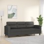 3-seater sofa in dark gray microfiber fabric 180 cm by vidaXL, Sofas - Ref: Foro24-349229, Price: 322,13 €, Discount: %