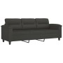 3-seater sofa in dark gray microfiber fabric 180 cm by vidaXL, Sofas - Ref: Foro24-349229, Price: 322,13 €, Discount: %