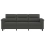 3-seater sofa in dark gray microfiber fabric 180 cm by vidaXL, Sofas - Ref: Foro24-349229, Price: 322,13 €, Discount: %