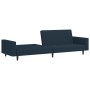 2-Sitzer-Schlafsofa mit Fußstütze aus blauem Samt von vidaXL, Sofas - Ref: Foro24-3081864, Preis: 341,93 €, Rabatt: %