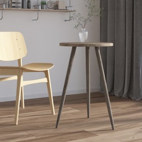 MDF and gray iron bistro table Ø50x76 cm by vidaXL, Kitchen and dining tables - Ref: Foro24-286086, Price: 50,99 €, Discount: %