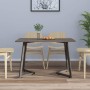 MDF and gray iron dining table 120x60x74 cm by vidaXL, Kitchen and dining tables - Ref: Foro24-286092, Price: 112,99 €, Disco...