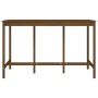 Mesa alta de bar madera maciza pino marrón miel 180x80x110 cm de vidaXL, Mesas de cocina y de comedor - Ref: Foro24-822165, P...