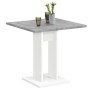 FMD Mesa de comedor gris hormigón y blanco 70 cm de FMD, Mesas de cocina y de comedor - Ref: Foro24-428691, Precio: 119,67 €,...